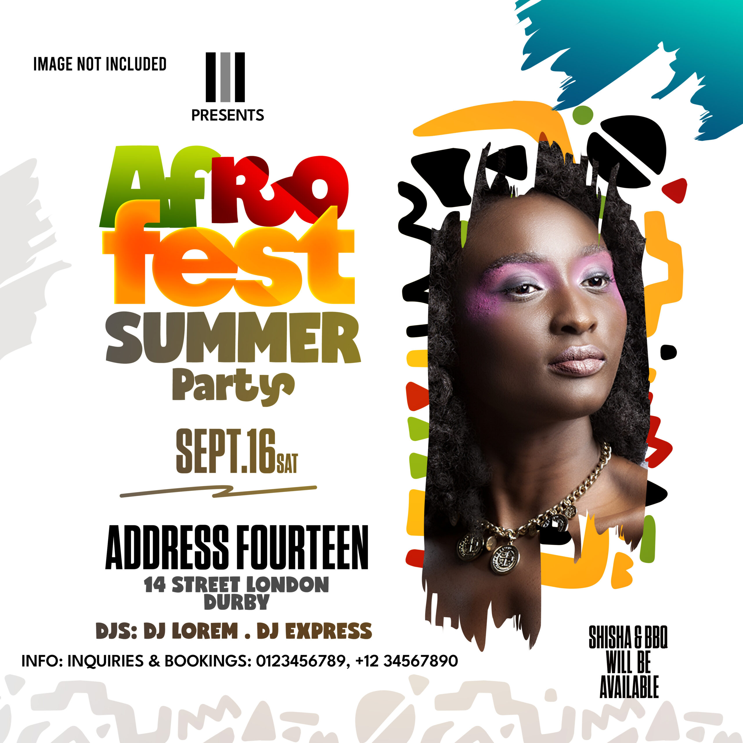 AFRO FEST FLYER TEMPLATE